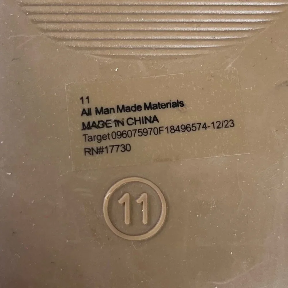 Universal Thread Louie Memory Foam Sandals Womens Cream Size 11 New Strappy - Picture 7 of 11